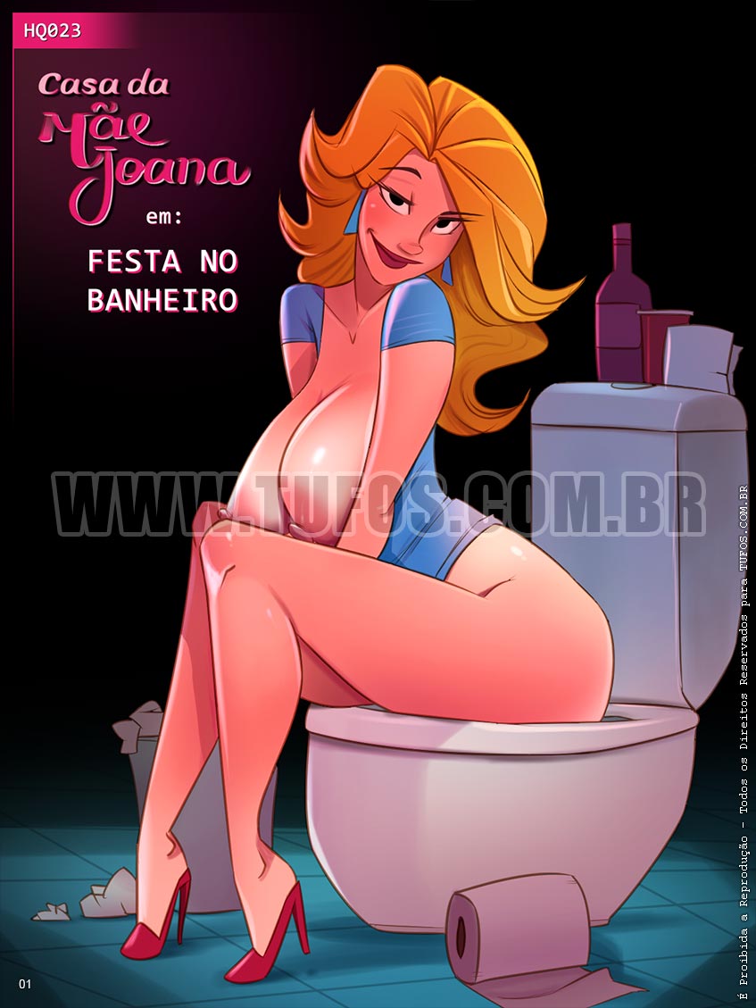 Casa da Me Joana - Festa no banheiro - 01