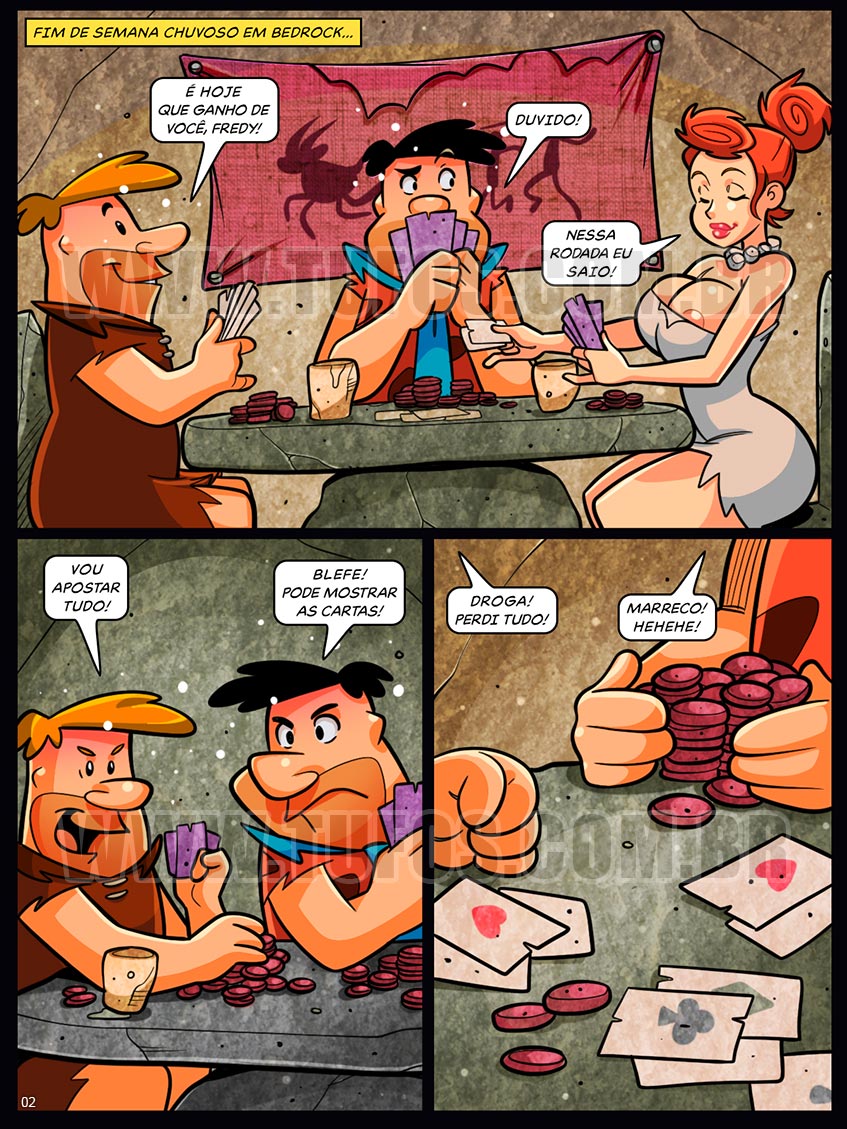Os Flintstoons - Apostando tudo na mesa de pquer - 02