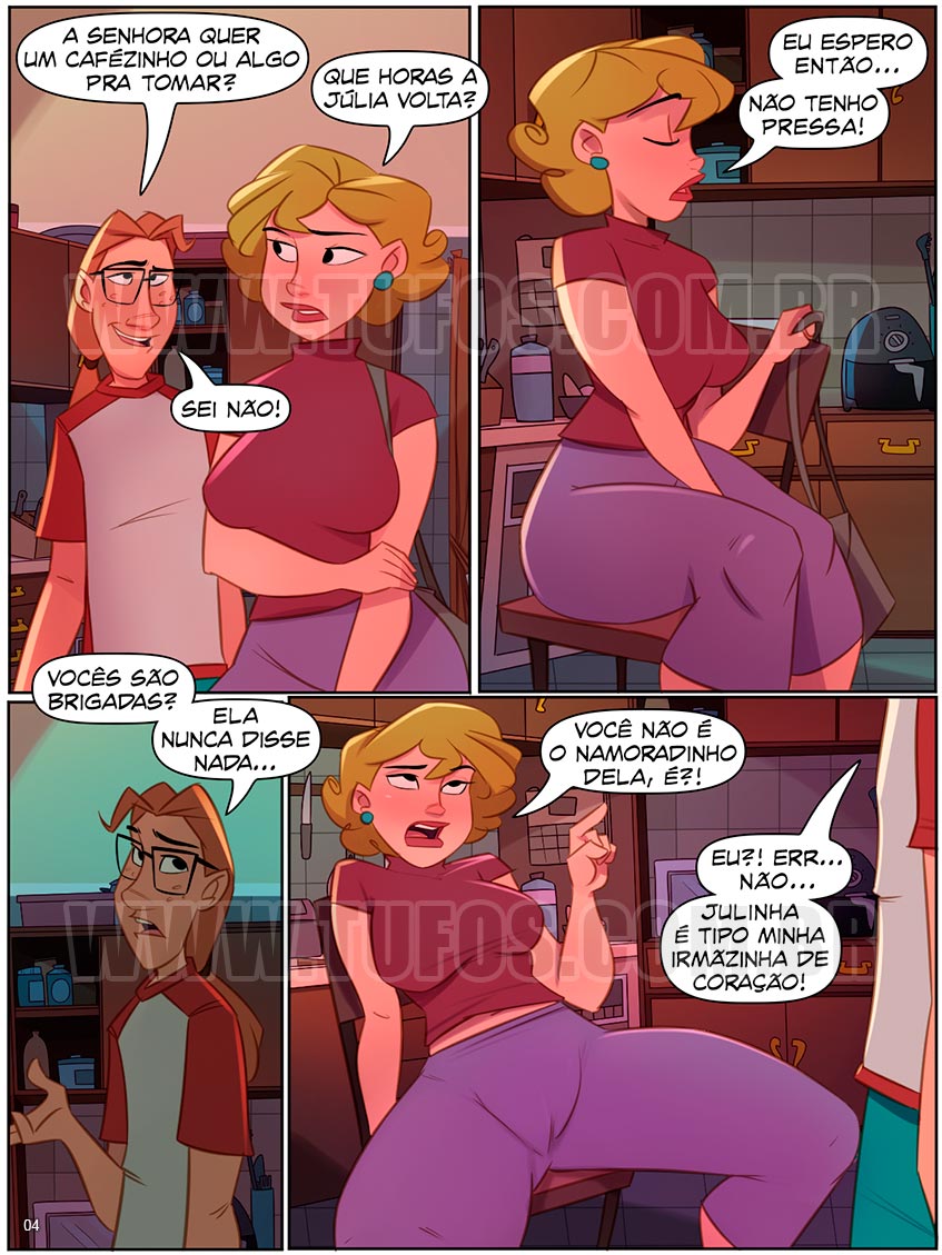 As 4 Sacanas - Conhecendo a mãe da Julinha - 04