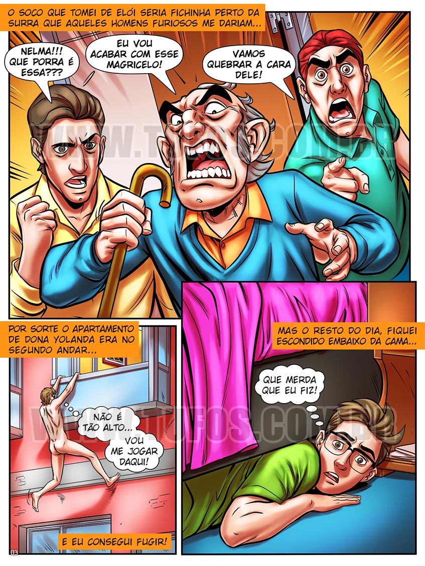 O Nerd Comedor - Assistindo a mãe trepar - 03