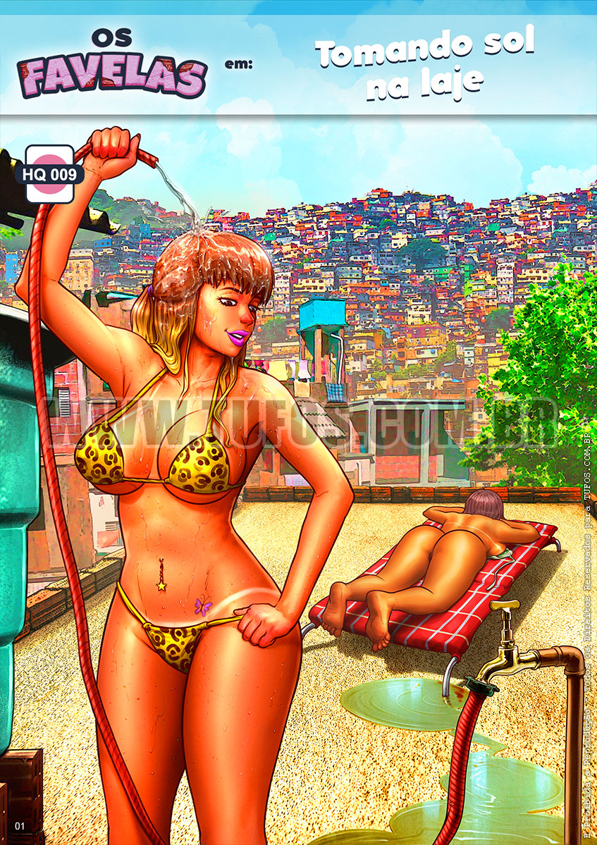 Os Favelas - Tomando sol na laje - 01