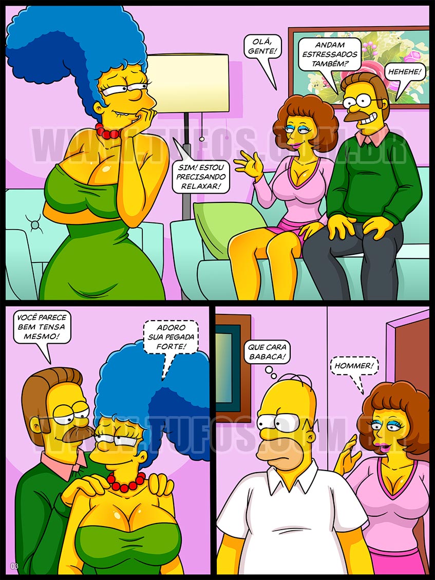 Os Simptoons - Traição na casa de massagem - 03