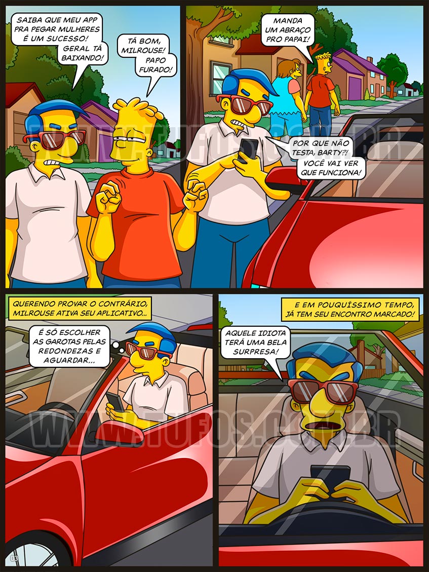 Os Simptoons - O aplicativo caça-mulheres - 03