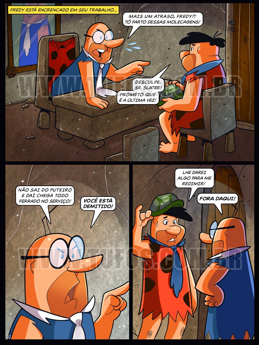 Os Flintstoons - Salvando o emprego com a buceta - 02
