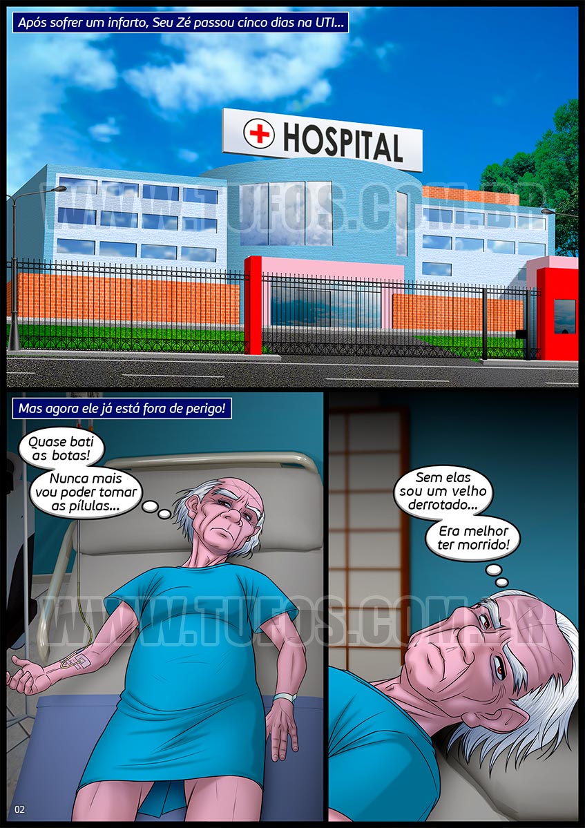 Os Velhos da Praça - Gêmeas enfermeiras - 02